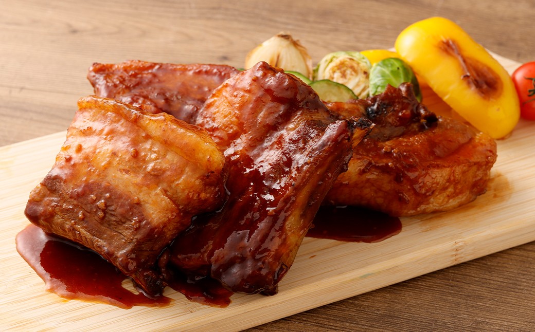 競り美豚 スペアリブ 計約2kg (約500g×4)