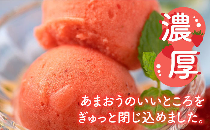【2026年4月以降発送】先行予約！福岡産 濃厚 あまおう ジェラート 1000ml＜南国フルーツ株式会社＞那珂川市 スイーツ [GCD018]