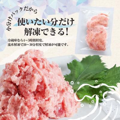 ふるさと納税 田野町 【四国一小さなまち】≪カネアリ水産≫ まぐろのネギトロ　800g(80g×10パック) |  | 02