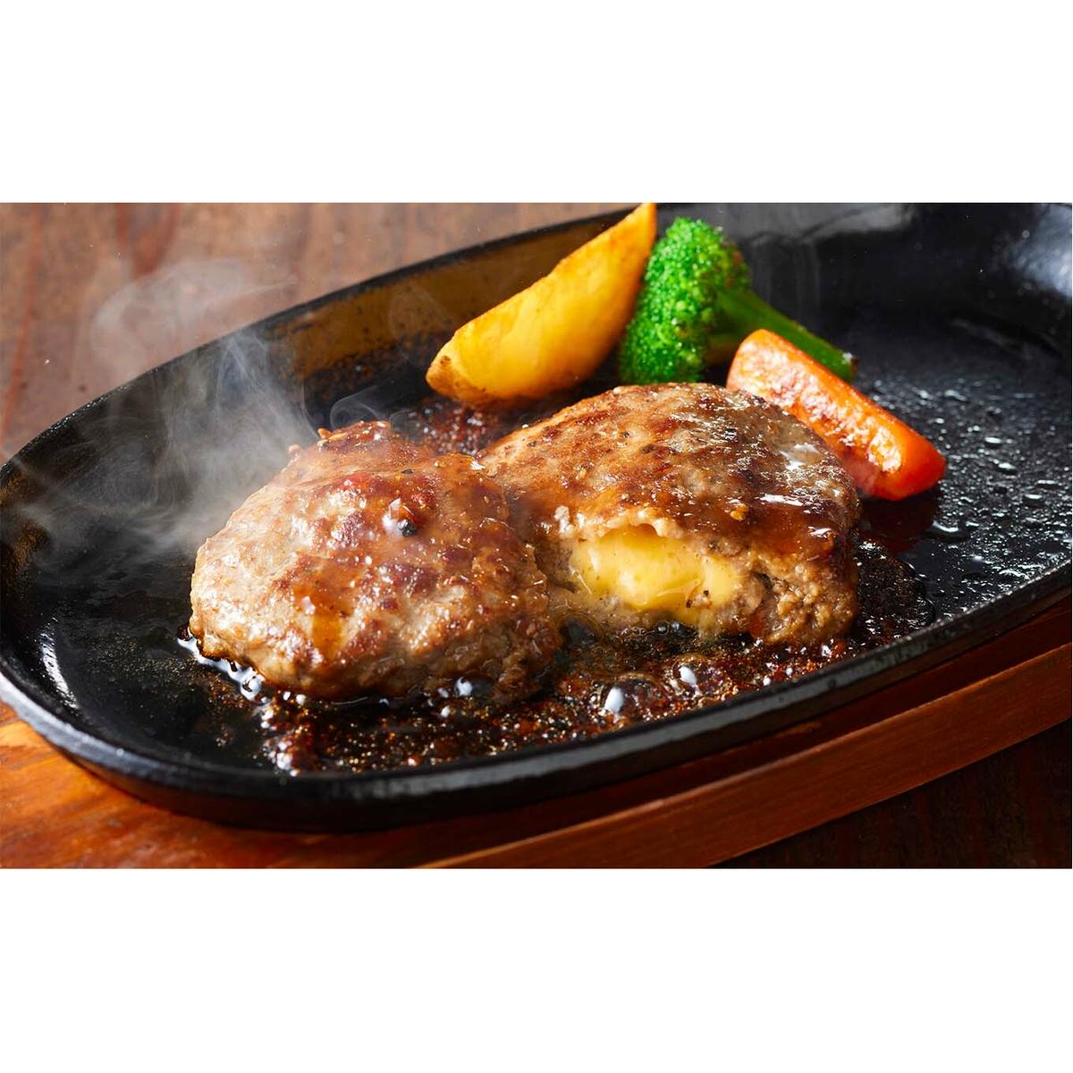 北海道産 黒毛和牛 こぶ黒 チーズ イン ハンバーグ 3個  和牛 牛肉 ハンバーグ 挽肉_イメージ4