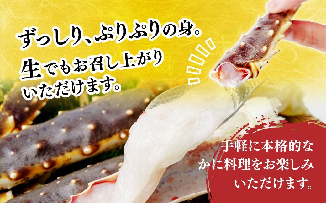 生たらばがに脚 6L×1肩(約1.2kg) 【5営業日以内配送】｜カニ かに 蟹 本たらば蟹 たらばがに たらば蟹 タラバ蟹 たらば タラバ ボイル 訳あり 6L 海鮮 特大 ボイル ひたちなか市 茨