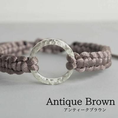 ふるさと納税 小松市 Bracelet -Dawn- シルバー ブレスレット【アンティークブラウン】 |  | 01