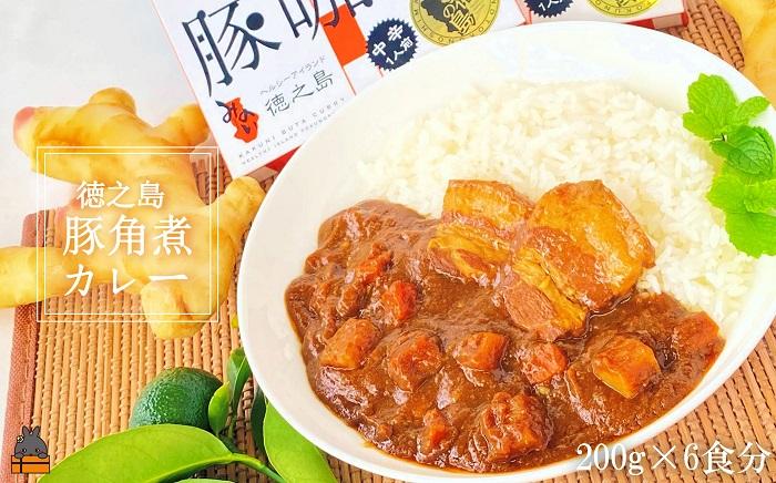～島豚の角煮が“ごろっ”～徳之島豚角煮カレー（中辛）200g×6食