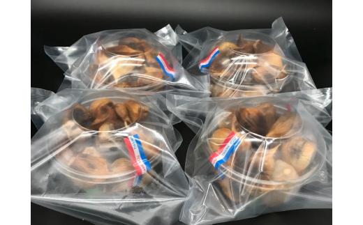 青森県産熟成黒にんにく 家庭用 1kg(250g×4パック)  福地ホワイト六片種使用【23B3041】