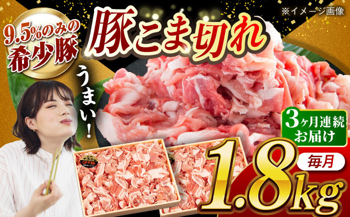 
            【月1回約1.8kg×3回定期便】大西海SPF豚 こま切れ 計約5.4kg 長崎県/長崎県農協直販　[42ZZAA053]
          