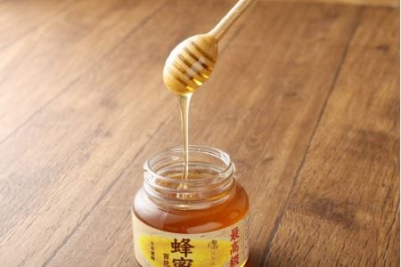 最高級で希少！純粋百花蜂蜜★ニホンミツバチのはちみつ（約450ｇ）国産　非加熱　日本蜜蜂