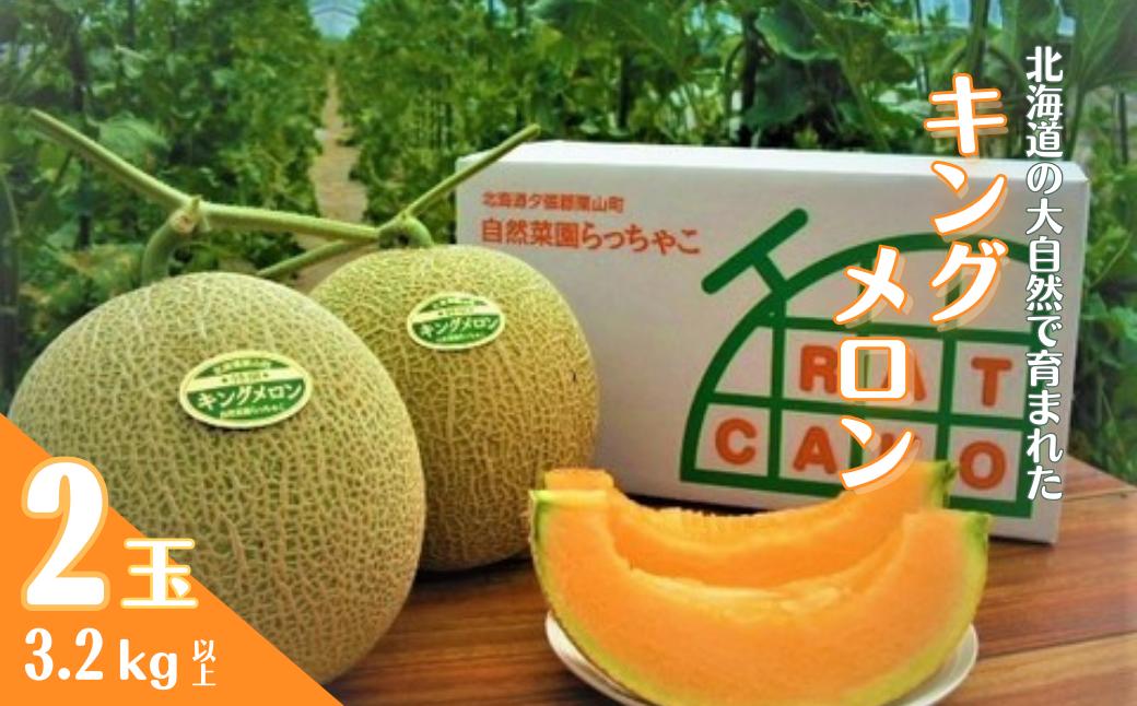 
            【数量限定】北海道の森が育てた奇跡のキングメロン 2玉　D004
          