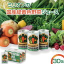 【ふるさと納税】 国産 緑黄色 野菜 ジュース 30缶セット ｜健康 飲料 無添加 ダイエット 栄養豊富 低カロリー 濃厚 セット 国産 安心 こだわり おススメ 人気 銀賞 受賞 雑誌掲載