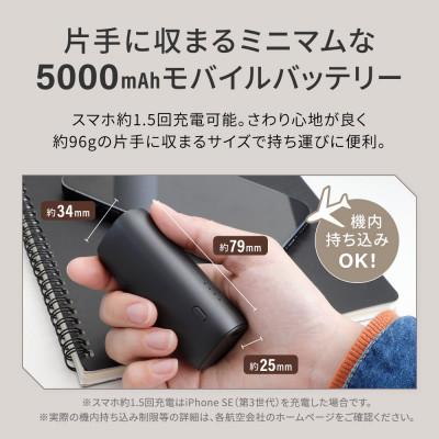 ふるさと納税 海老名市 (オウルテック) 片手に収まるミニマム感 最大PD20W対応 5000mAhモバイルバッテリー |  | 02