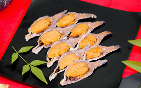 鮒ずし 天然子持ちふなずし スライス115g×3パック[AQDF020]