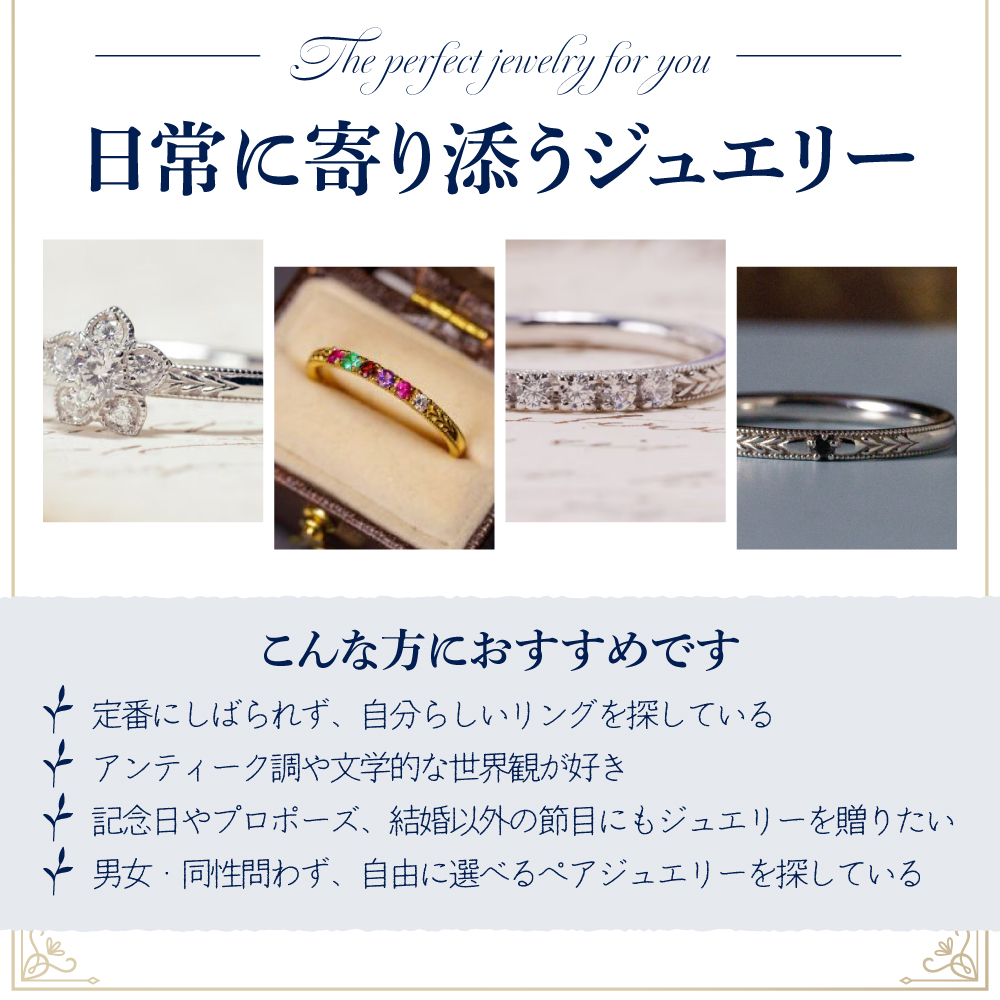 【ANNEREGARD】K18 REGARDリング- S （わすれな草）