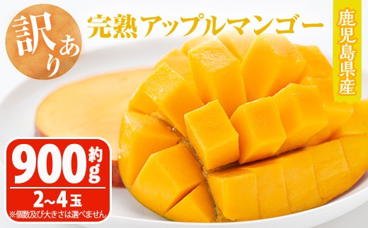 
                  ＜家計応援！数量限定！＞＜先行予約受付中・2026年6月下旬～7月下旬頃に発送予定＞＜訳あり＞ 完熟アップルマンゴー「紅」(約900g・850～950g) マンゴー 果物 フルーツ【大徳産業】A392-v03
                
