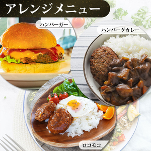 【令和6年10月出荷分】【阿蘇小国ジャージー牛乳使用】肥後の赤牛ハンバーグ150ｇ×10個
