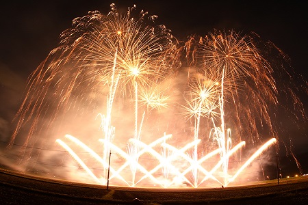 岐阜県大垣市で堪能するプライベート花火 2～4号玉 合計40発（3～4分程度） 