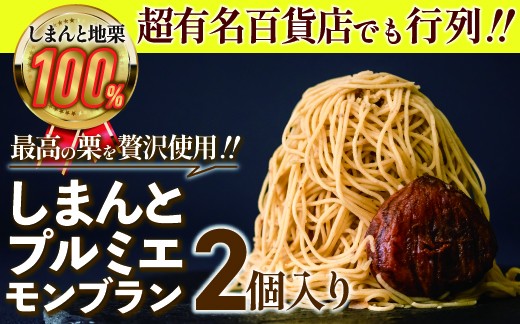 
            【新栗予約／2025年11月上旬以降順次発送】1mm極細！とろけるモンブラン「しまんとプルミエモンブラン」2個　Qdr-A210　／添加物不使用 しまんと地栗 国産栗 和栗 栗スイーツ 渋皮煮 贈りもの ギフト お取り寄せ 高知 四万十 四万十ドラマ 御祝 洋菓子 熨斗 御年賀 お歳暮
          
