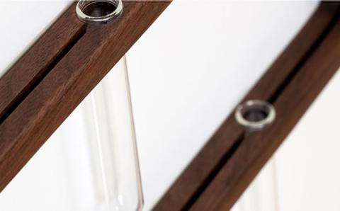 一輪挿し「answer frame」 （Lサイズ）ウォールナット≪糸島≫【answer】お洒落/インテリア/花瓶/クラフト/オリジナル [APB005]