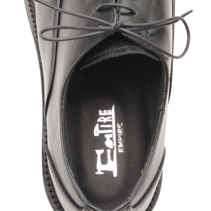 1288 カジュアルシューズ ストレートチップ 3Eウィズ BLACK（ブラック）　メンズ ファッション 靴 シューズ 本革　25.0cm〜27.5cm 27.5cm