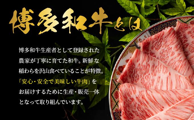 博多和牛 贅沢しゃぶしゃぶ・すき焼きセット