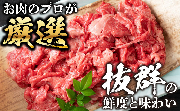 【全3回定期便】【大容量パック！】 おおいた豊後牛 牛肉 切り落とし 1.2kg (600g×2) 日田市 / 株式会社MEAT PLUS　肉 牛肉 和牛 [AREI047] 【全3回定期便】