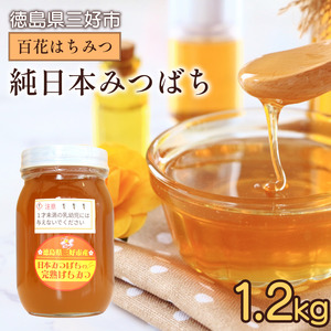 はちみつ 国産 蜂蜜 百花 1.2kg ニホンミツバチ 【 産地直送 】 