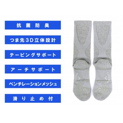 ふるさと納税 松原市 キャロウェイゴルフ　メンズ　定番機能レギュラー丈ソックス　グレー　1足セット　C24993101 |  | 01