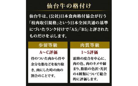 特選仙台牛 “極”（きわみ）コース