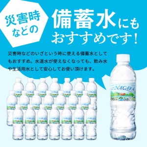 500ml×24本×2ケース ナチュラルミネラルウォーター ピュアNAGARA