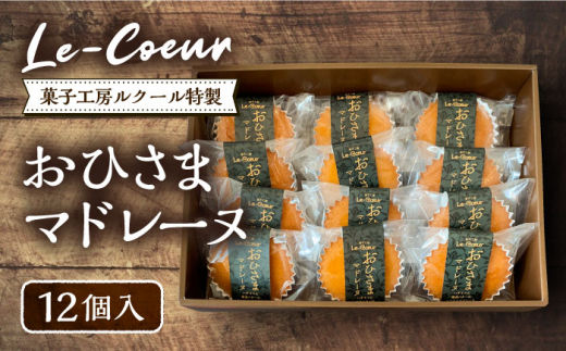 おひさまマドレーヌ12個《豊前市》【菓子工房ルクール】[VBI005] 焼菓子 マドレーヌ お菓子 菓子 おかし マドレーヌ まどれーぬ 焼き菓子 スイーツ 甘い 洋菓子 プレゼント お返し 贈り物 ギフト バレンタインデー ホワイトデー 人気ギフト