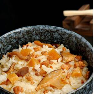 福島ブランド鶏 川俣シャモ 地鶏・舞茸ご飯の素セット 2合×各1  FAF-0113