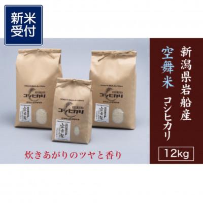 ふるさと納税 村上市 【新米受付・令和7年産米】空舞米　新潟県岩船産コシヒカリ精米12kg 1063001N