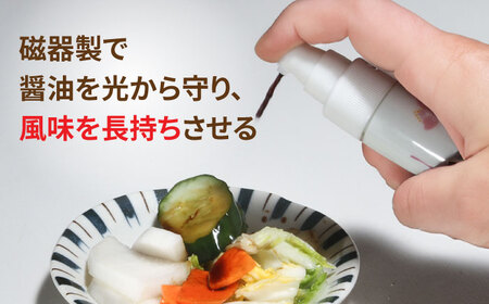 【有田焼】ポチっとちょいかけ 醤油さし 携帯型 丸型 桜 /やきもの工房 成[UDU072]