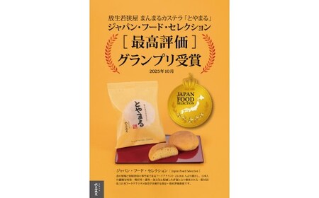 【射水の美味しいお菓子】放生若狭屋 まんまるカステラ とやまる 15個入（イナガキヤストデザイン） ※離島への配送不可