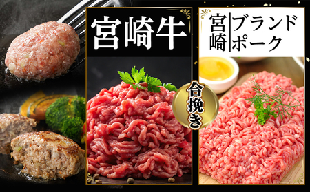 宮崎牛・宮崎ブランドポークの合挽き手作りハンバーグ20個_18-I501_(都城市) 都城産宮崎牛 宮崎ブランドポーク 合挽ハンバーグ 130g×20個 2個入りの小分け包装 手作り 道の駅 NiQL