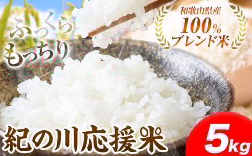 ★令和6年産★ 米 5kg お米 白米 5キロ 紀の川応援米《30日以内に出荷予定(土日祝除く)》和歌山県 紀の川市 送料無料 国産 こめ 米 白米 精米