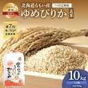 【ふるさと納税】【3ヶ月定期便】北海道南るもい産 ゆめぴりか（玄米）10kg　【定期便・お米 ふるさと納税 ゆめぴりか 定期便 玄米 3ヶ月 3回 米 北海道 定期】