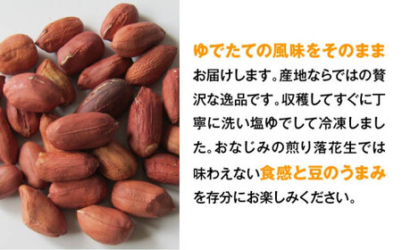 ゆで落花生（冷凍）200g×4袋　【02402-0394】