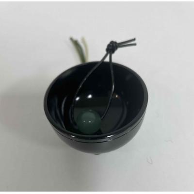 ふるさと納税 高岡市 【高岡銅器】オトノスイッチ組紐座付　漆黒　アベンチュリン