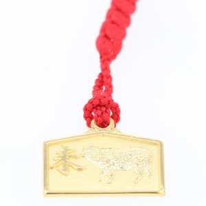 [K18] 干支絵馬根付 (12種) (柄：未)