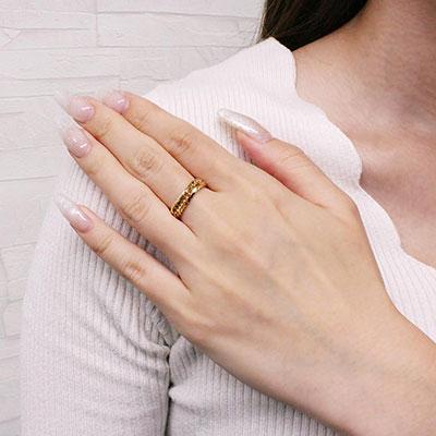 ふるさと納税 魚津市 K18　トリプル12面喜平リング　11号 |  | 01