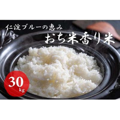 ふるさと納税 越知町 令和8年産　新米　仁淀ブルーの恵み「おち米」 30kg(香り米100%)