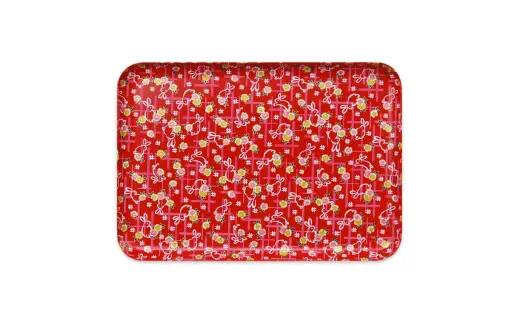タツクラフト 友禅和紙トレー M 33cm 2枚セット 小花 舞うさぎ 【Tk308】【ttcf922-yum-6】