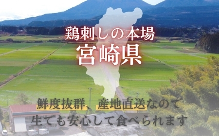鶏肉 タタキ【テレビで紹介！】県産朝挽き新鮮鶏刺し・国産親鶏たたき　小分け100ｇ×8Ｐ