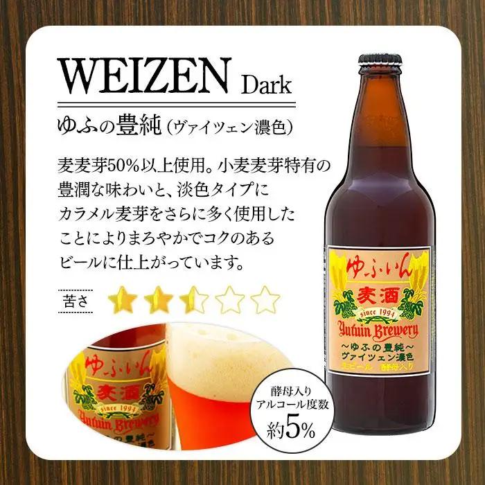 ゆふいんビール３種飲み比べセット＜3種各1本　中瓶(500ml)＞ | 飲み比べ