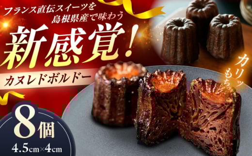 カヌレドボルドー（８個入り）島根県松江市/HAPPY SWEETS FACTORY [ALHH001]