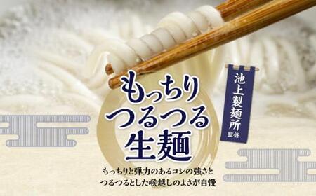 うどん 30食 生うどん 讃岐うどん 加工食品 簡単調理 本家　池上製麺所　生うどん30食（鎌田醤油付）【T123-013】