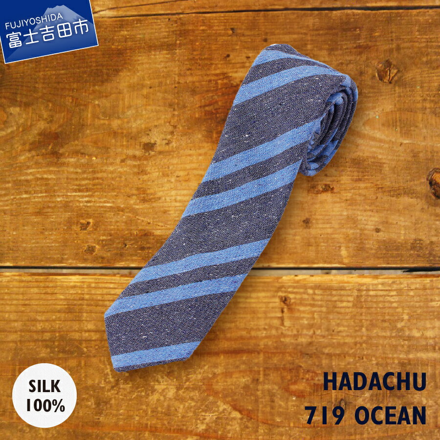 【ふるさと納税】 ネクタイ シルク メンズ 男 高級 上品 スーツ HADACHU シルクネクタイ NTM719 ギフト