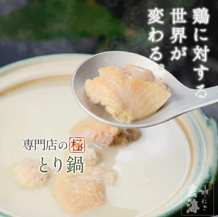 極み丹波赤どり鍋セット 2人前＜水たき玄海＞専門店 〆の麺 京丹波 スープ 水炊き 国産 簡単 調理 冷凍 時短 お取り寄せ ギフト ホームパーティー 丹波 地鶏 老舗 グルメ ※離島への配送不可