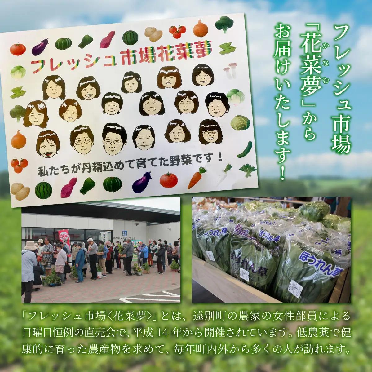 新鮮野菜オリジナル詰め合わせセット【フレッシュ市場・花菜夢】