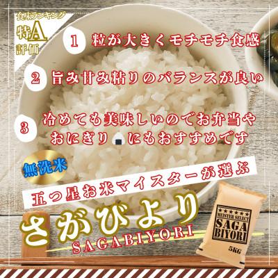ふるさと納税 大町町 新米7年産【無洗米】さがびより5kg!16年連続特A評価!五つ星お米マイスター厳選!(大町町) |  | 01