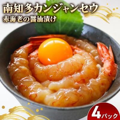 ふるさと納税 南知多町 赤海老 南知多カンジャンセウ 4匹×4袋